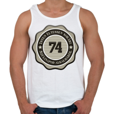 PRINTFASHION 74 - Férfi atléta - Fehér atléta, trikó
