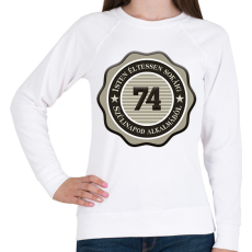 PRINTFASHION 74 - Női pulóver - Fehér