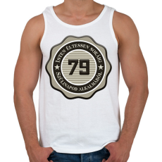 PRINTFASHION 79 - Férfi atléta - Fehér