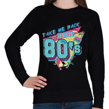 PRINTFASHION 80-as évek - Női pulóver - Fekete női póló