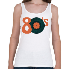 PRINTFASHION 80as évek - Női atléta - Fehér