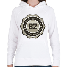 PRINTFASHION 82 - Női kapucnis pulóver - Fehér női pulóver, kardigán