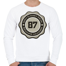 PRINTFASHION 87 - Férfi pulóver - Fehér