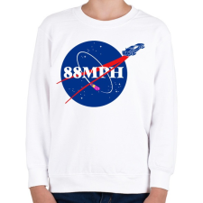 PRINTFASHION 88mph - Gyerek pulóver - Fehér gyerek pulóver, kardigán