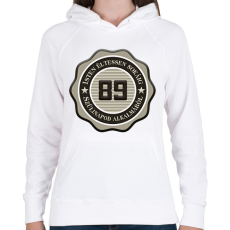 PRINTFASHION 89 - Női kapucnis pulóver - Fehér