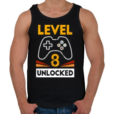 PRINTFASHION 8-as szint feloldva - Férfi atléta - Fekete