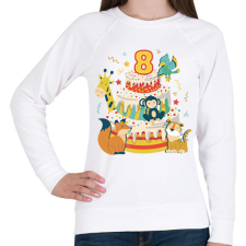 PRINTFASHION 8 éves - Női pulóver - Fehér női póló