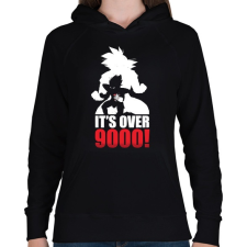 PRINTFASHION 9000-es szint felett! - Női kapucnis pulóver - Fekete női pulóver, kardigán
