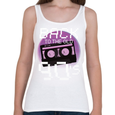 PRINTFASHION 90-es évek - Női atléta - Fehér női trikó