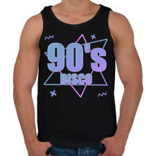 PRINTFASHION 90's - Férfi atléta - Fekete atléta, trikó