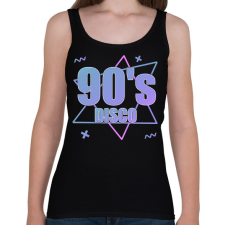 PRINTFASHION 90's  - Női atléta - Fekete női trikó