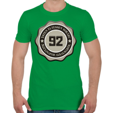 PRINTFASHION 92 - Férfi póló - Zöld férfi póló