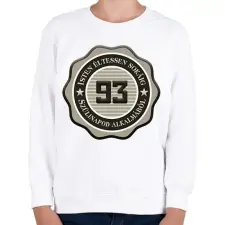 PRINTFASHION 93 - Gyerek pulóver - Fehér gyerek pulóver, kardigán
