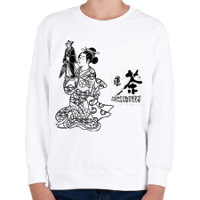 PRINTFASHION A bábjátékos - Gyerek pulóver - Fehér gyerek pulóver, kardigán