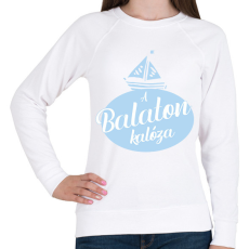 PRINTFASHION A Balaton kalóza - Női pulóver - Fehér