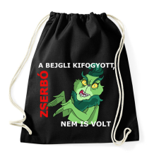 PRINTFASHION A bejgli kifogyott, zserbó nem is volt - Sportzsák, Tornazsák - Fekete tornazsák