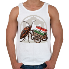 PRINTFASHION A Birodalom szekerét tolom - Férfi atléta - Fehér