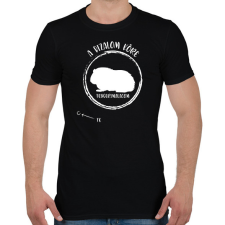 PRINTFASHION A bizalom köre - A tengerimalacom (fehér) - Férfi póló - Fekete férfi póló