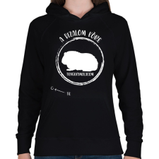 PRINTFASHION A bizalom köre - A tengerimalacom (fehér) - Női kapucnis pulóver - Fekete női pulóver, kardigán