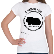 PRINTFASHION A bizalom köre - A tengerimalacom (fekete) - Női póló - Fehér