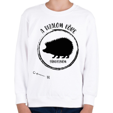 PRINTFASHION A bizalom köre - Sündisznóm (fekete) - Gyerek pulóver - Fehér gyerek pulóver, kardigán