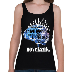 PRINTFASHION a bolygó és az intelligencia - Női atléta - Fekete