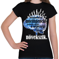 PRINTFASHION a bolygó és az intelligencia - Női póló - Fekete