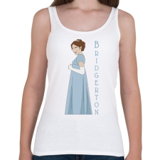 PRINTFASHION A Bridgerton család - Daphne - Női atléta - Fehér női trikó