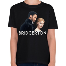 PRINTFASHION A Bridgerton család - Gyerek póló - Fekete gyerek póló