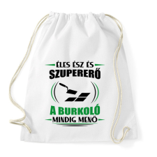 PRINTFASHION A burkoló mindig menő - Sportzsák, Tornazsák - Fehér tornazsák