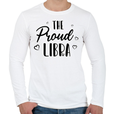 PRINTFASHION A büszke mérleg - Férfi hosszú ujjú póló - Fehér férfi póló