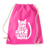 PRINTFASHION A cicákkal eltöltött idő - Sportzsák, Tornazsák - Fukszia