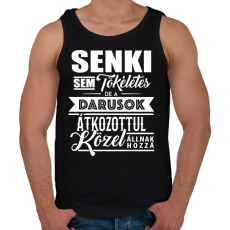 PRINTFASHION A darusok tökéletesek - Férfi atléta - Fekete