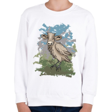 PRINTFASHION A dolmányos borjú - Gyerek pulóver - Fehér