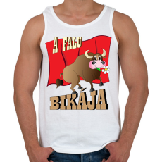 PRINTFASHION A falu bikája - Férfi atléta - Fehér