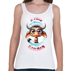 PRINTFASHION A falu bikája - Női atléta - Fehér