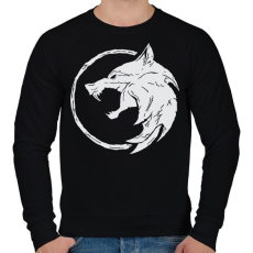 PRINTFASHION A Fehér Farkas - Férfi pulóver - Fekete