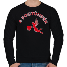 PRINTFASHION A fogtündér - Férfi pulóver - Fekete