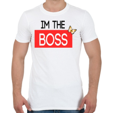 PRINTFASHION A FŐNÖKNŐ - Férfi póló - Fehér férfi póló