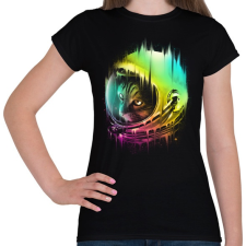 PRINTFASHION A galaxis vándora - Női póló - Fekete női póló