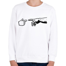 PRINTFASHION A gépek teremtése - Gyerek pulóver - Fehér gyerek pulóver, kardigán