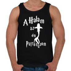 PRINTFASHION A Halam az én Patrónusom - Férfi atléta - Fekete