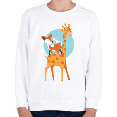 PRINTFASHION A három jóbarát - Gyerek pulóver - Fehér