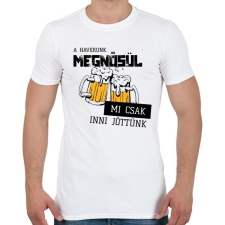 PRINTFASHION A haverunk megnősül - Férfi póló - Fehér férfi póló