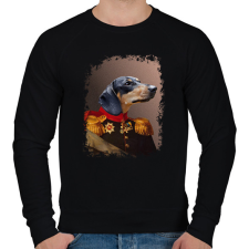 PRINTFASHION A ház ura - Férfi pulóver - Fekete férfi pulóver, kardigán