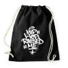 PRINTFASHION A hiphop nevelt fel - Sportzsák, Tornazsák - Fekete