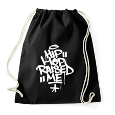 PRINTFASHION A hiphop nevelt fel - Sportzsák, Tornazsák - Fekete tornazsák