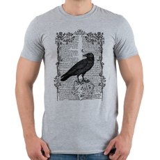 PRINTFASHION A Holló - Férfi póló - Sport szürke