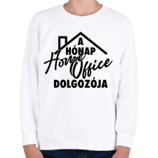 PRINTFASHION a hónap home office dolgozója - Gyerek pulóver - Fehér gyerek pulóver, kardigán