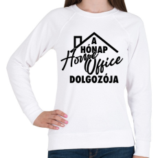 PRINTFASHION a hónap home office dolgozója - Női pulóver - Fehér